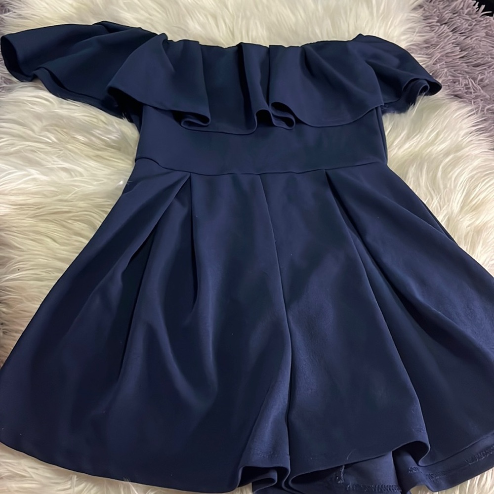 Royal Blue Romper